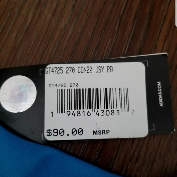 NWT Adidas MLS New England Revolution Soccer Condivo 20 PrimeBlue Jersey Mens L - Picture 12 of 12